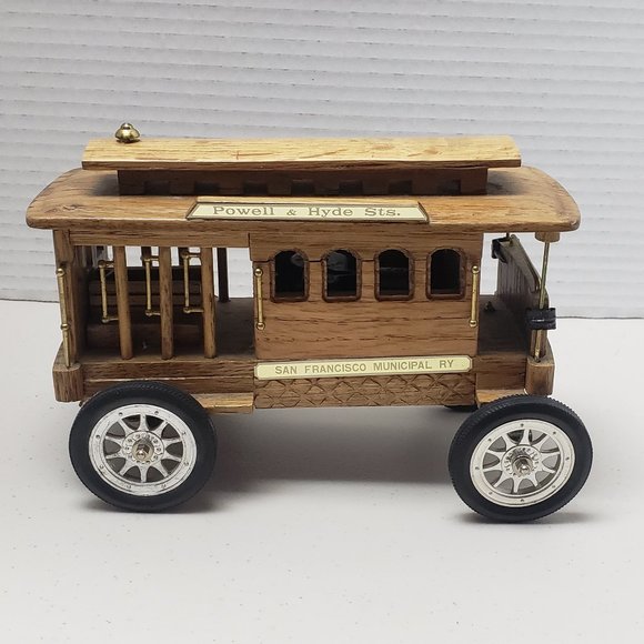 San Francisco Musical Wooden Trolley - Picture 7 of 10